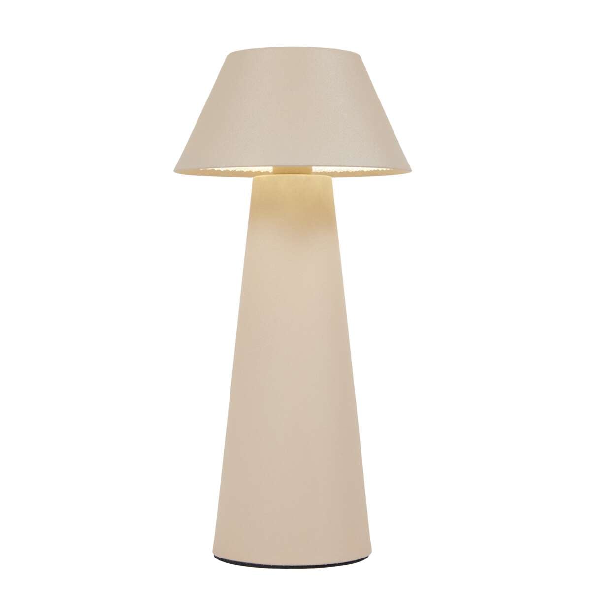 Max oppladbar bordlampe