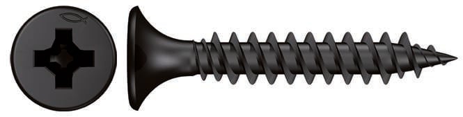 fischer gipsskrue til stål sortfosfatert