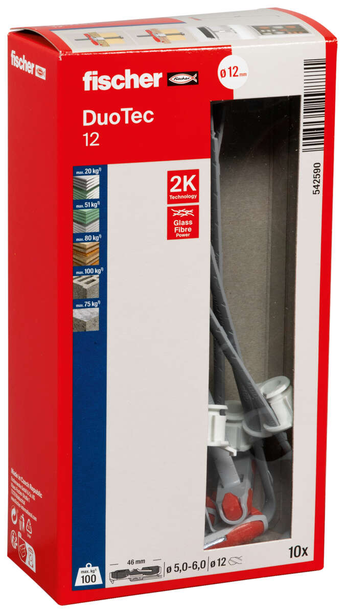 fischer Duotec 12 vippeanker u/skrue