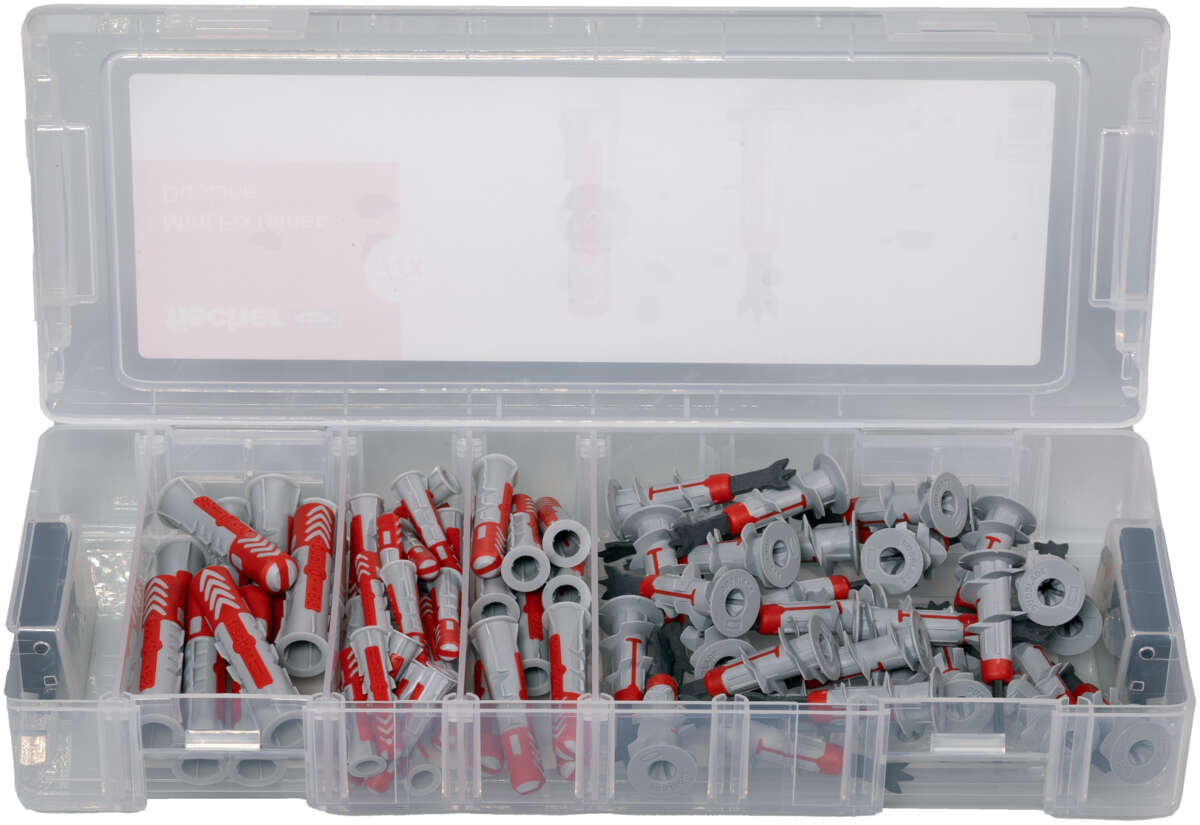 fischer Mini FixTainar DuoLine plugg sortimentsboks