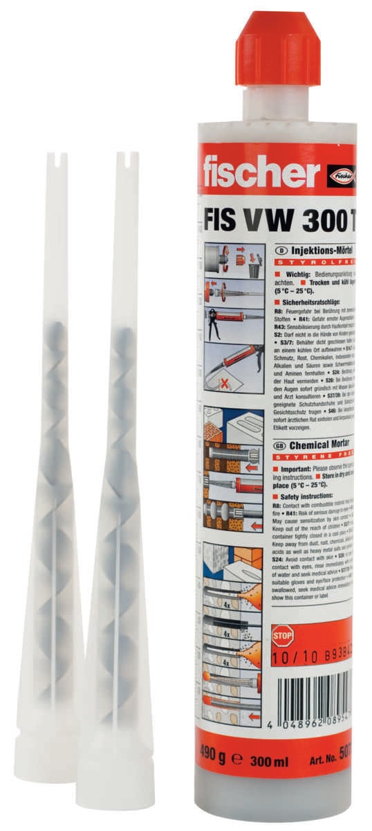 Fischer blanderør til forankringsmørtel