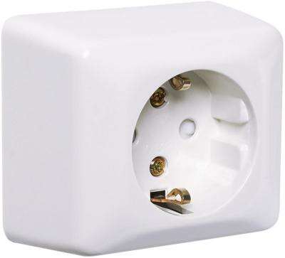 Elko utenpåliggende stikkontakt jordet