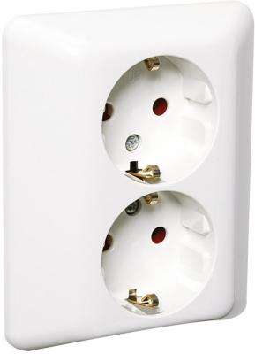 Elko innfelt 2-veis vegguttak jordet