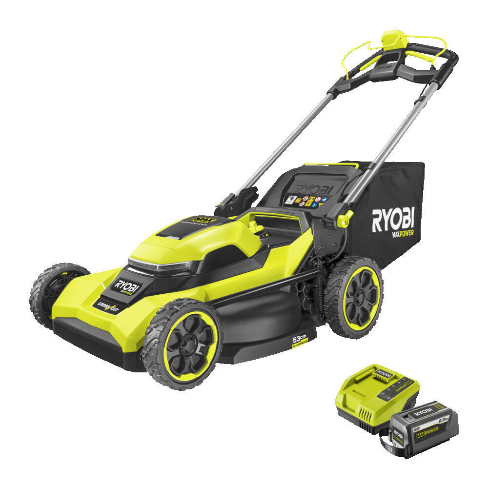 Ryobi Max Power RY36LMXSP53B-160 gressklipper m/batteri