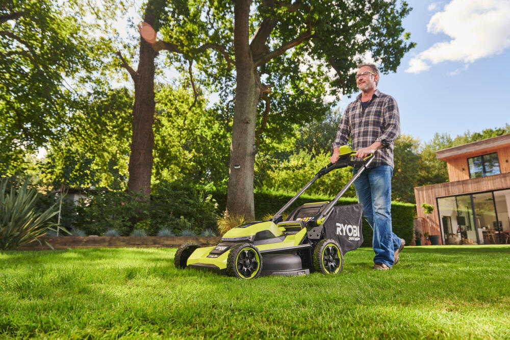 Ryobi Max Power RY36LMXSP53B-160 gressklipper m/batteri