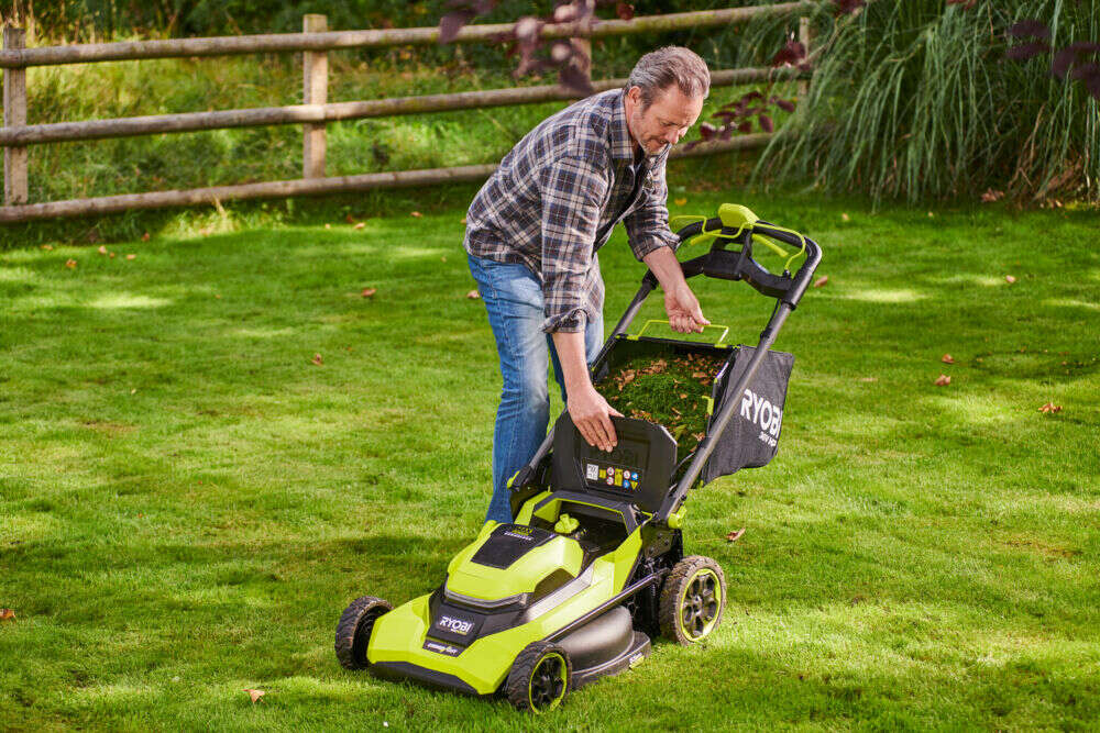 Ryobi Max Power RY36LMXSP53B-160 gressklipper m/batteri