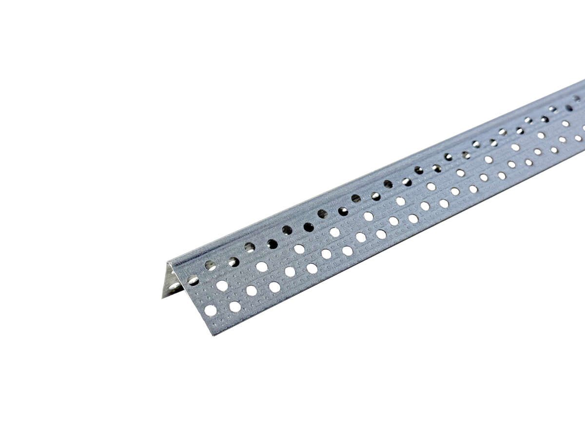 Hjørnebeslag stål enkle lag gips