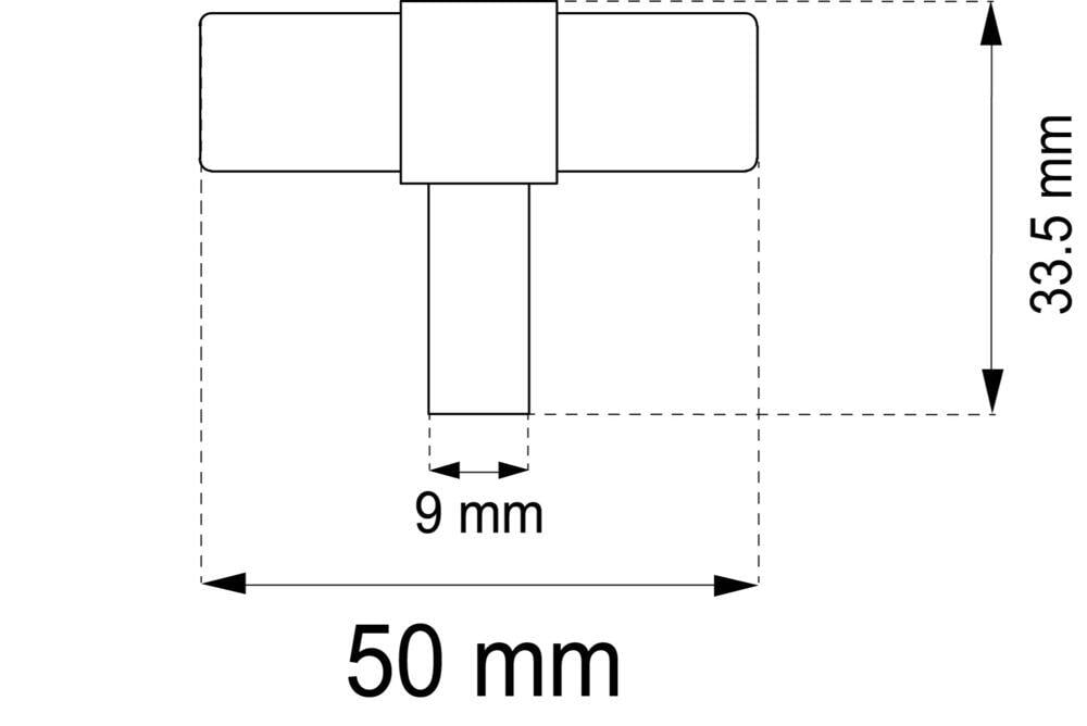 Habo Ebbe 50 mm eik knott