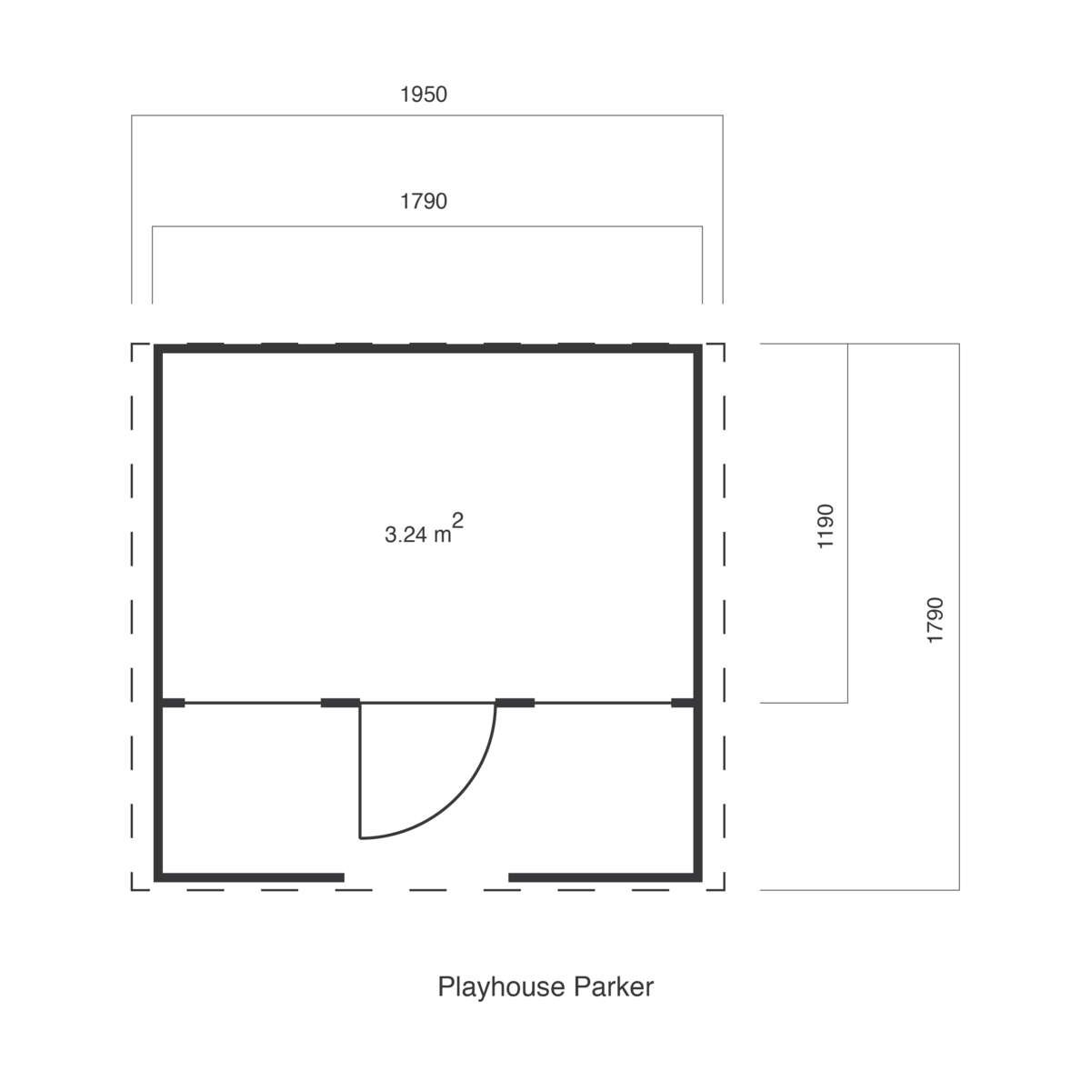 Krifon Matheo lekehus 3.2 m2