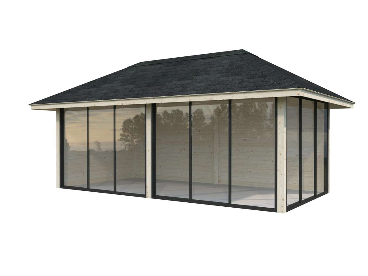 Palmako Bianca 202 hagestue 16,6 m² Slide
