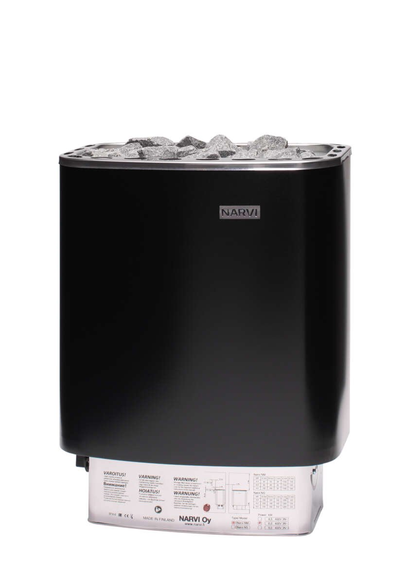 Palmako Narvi badstuovn 9,0kW m/steiner