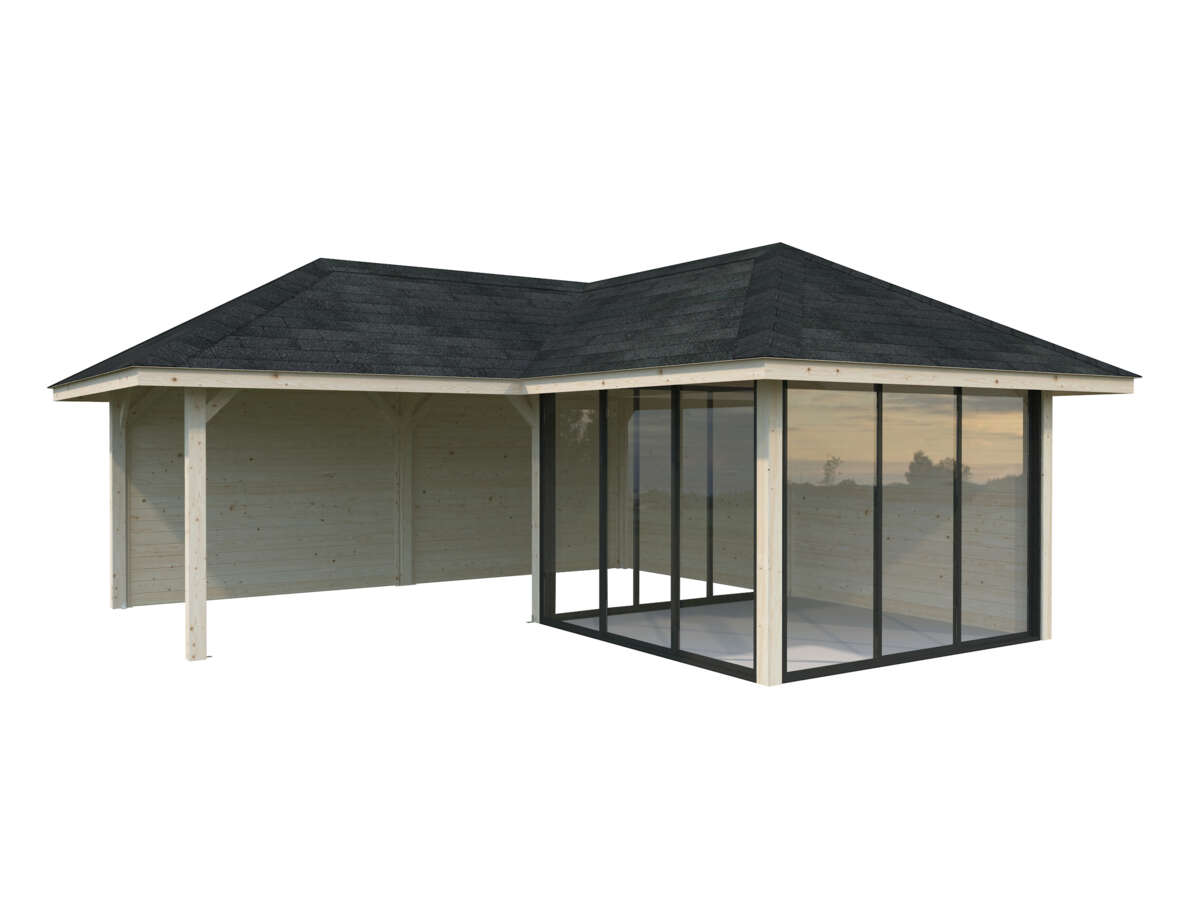 Palmako Bianca 212 hagestue 24,9 m² Slide