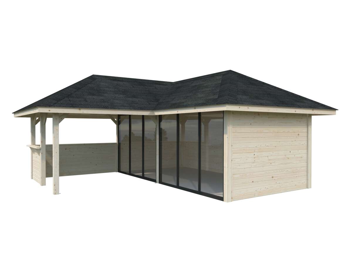 Palmako Bianca 222 hagestue 24,9 m² Slide