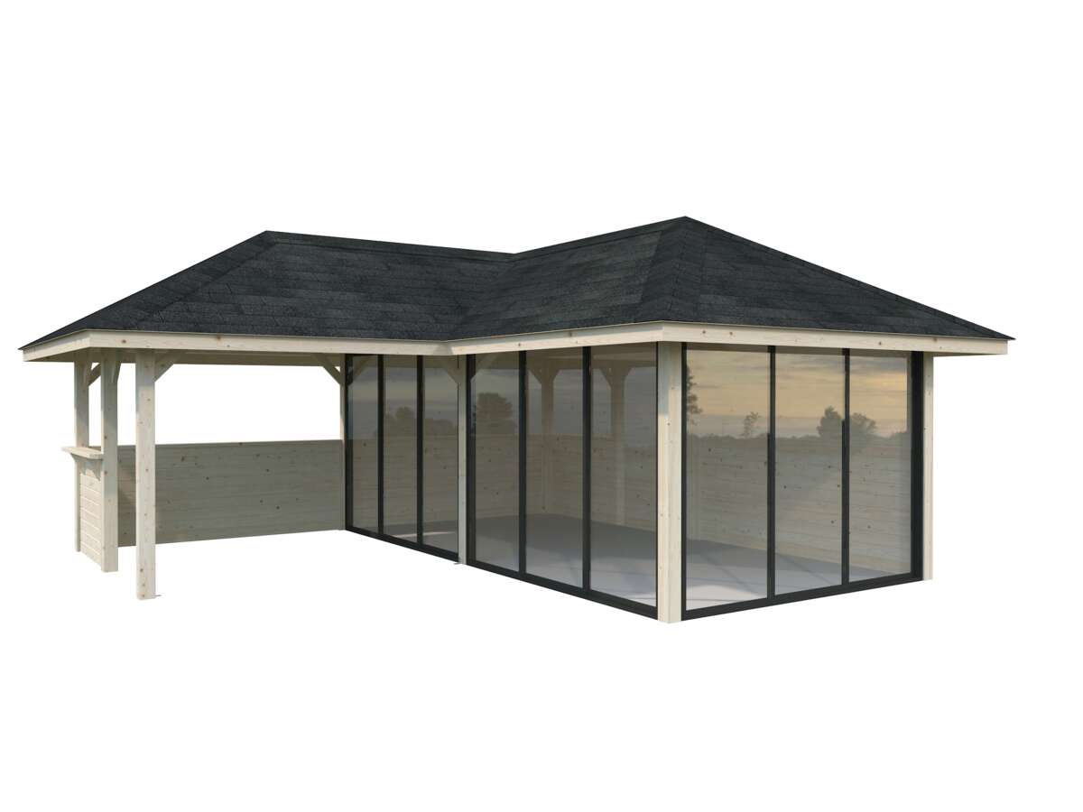 Palmako Bianca 223 hagestue 24,9 m² Slide