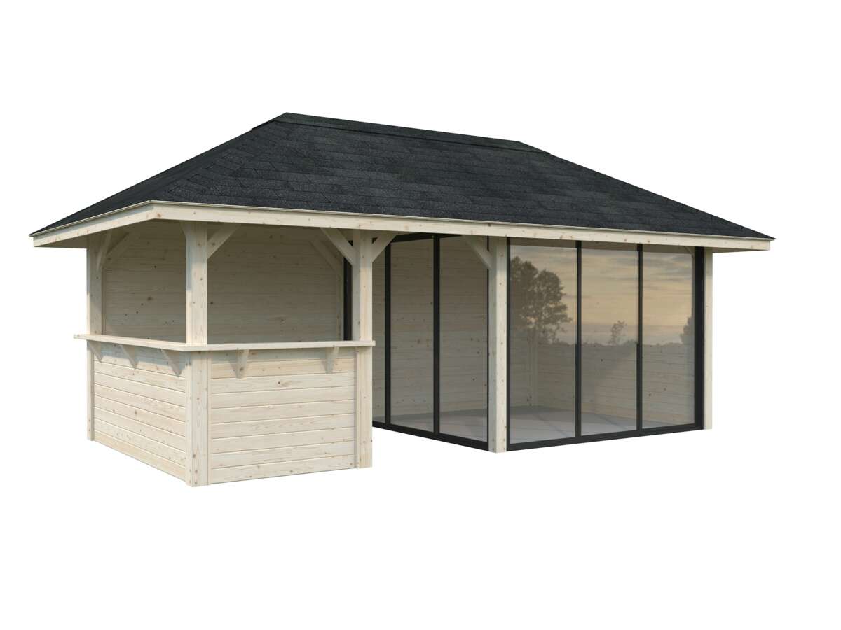 Palmako Bianca 207 hagestue 16,6 m² Slide