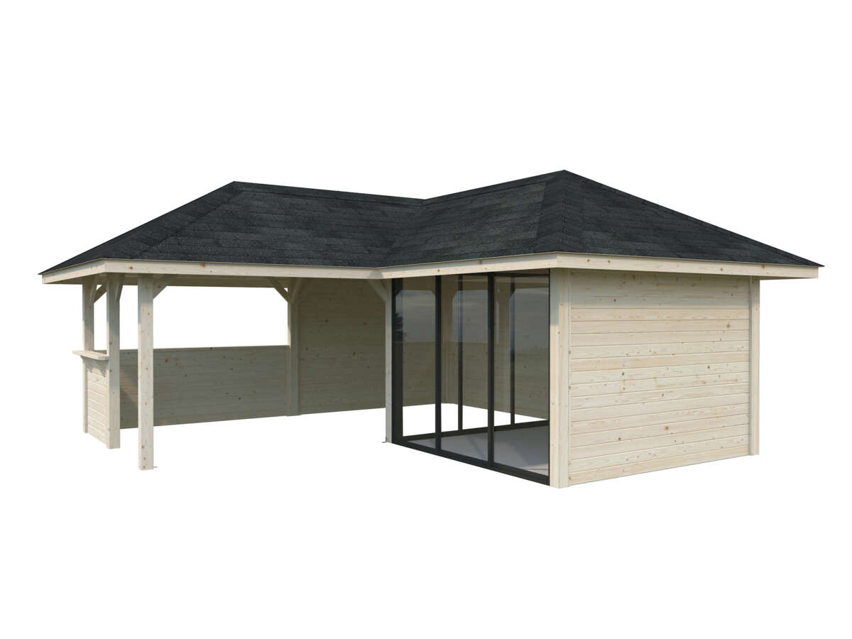Palmako Bianca 209 hagestue 24,9 m² Slide