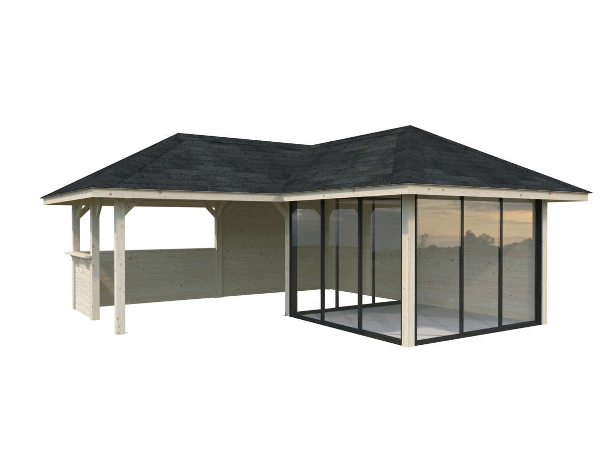 Palmako Bianca 210 hagestue 24,9 m² Slide