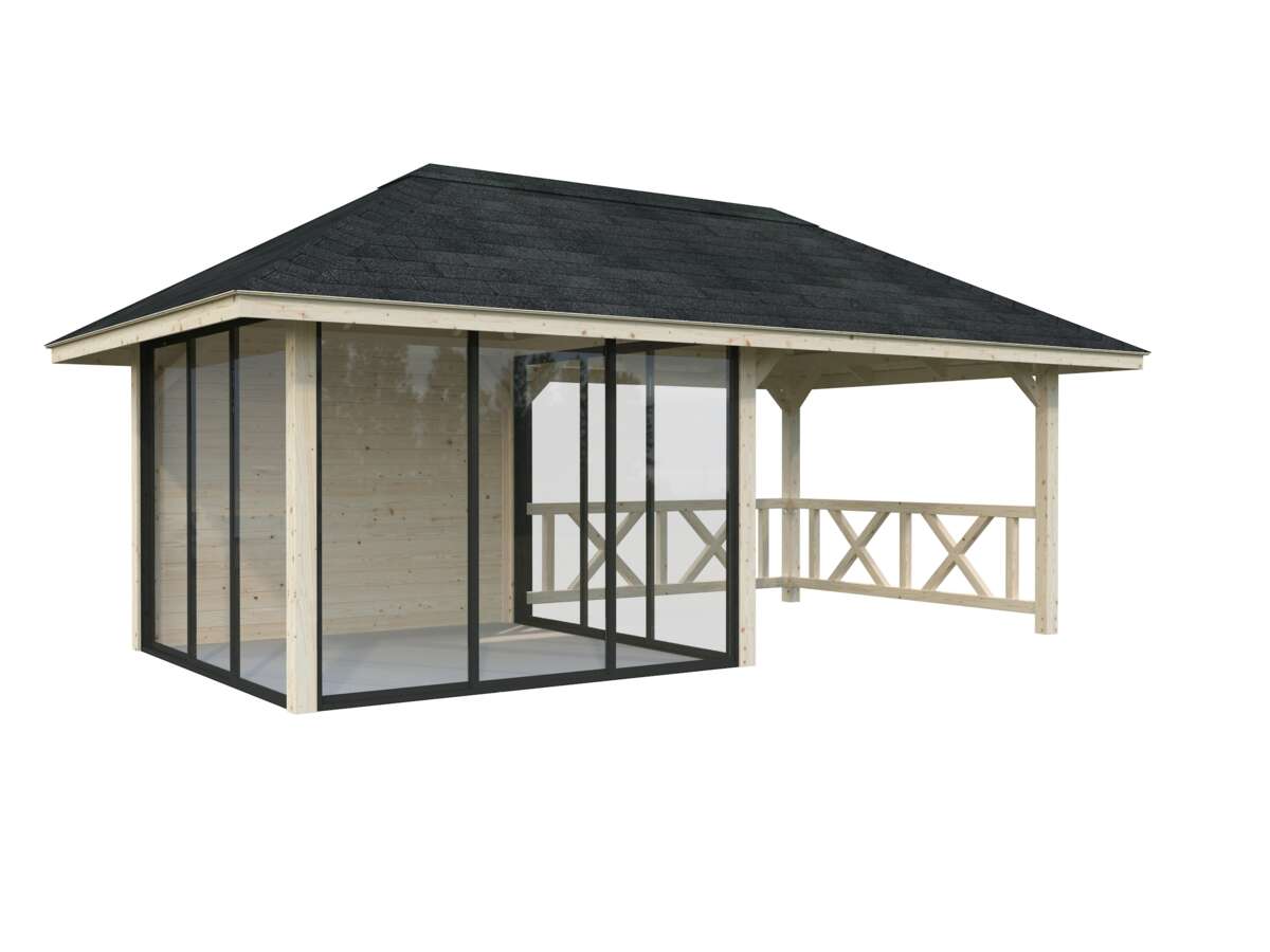 Palmako Bianca 204 hagestue 16.6 m² Slide