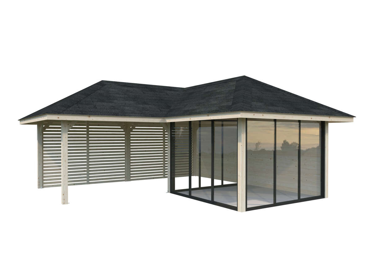 Palmako Bianca 211 hagestue 24,9 m² Slide