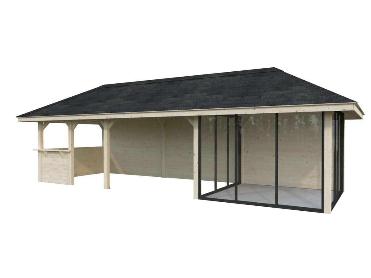 Palmako Bianca 216 hagestue 24,9 m² Slide