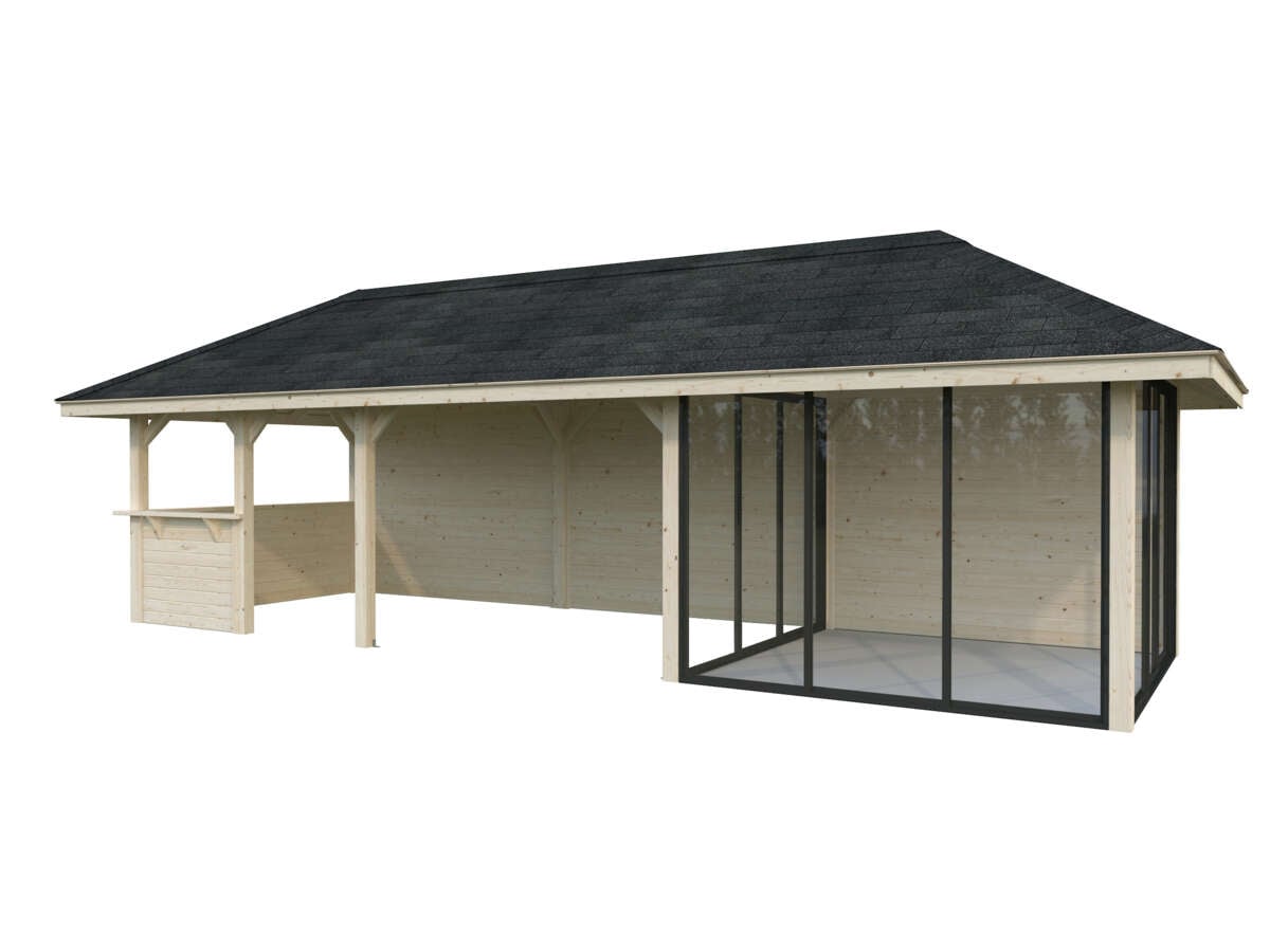 Palmako Bianca 216 hagestue 24,9 m² Slide