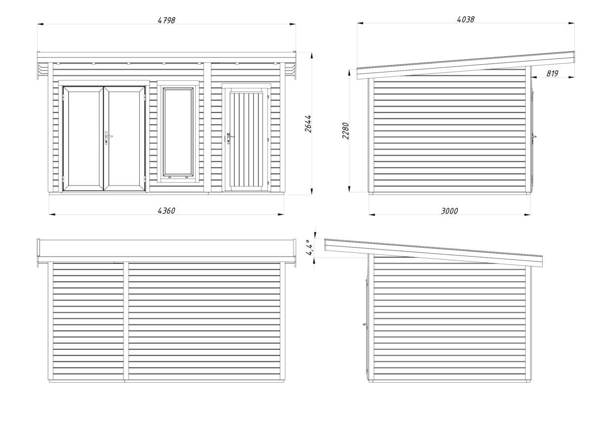Palmako Aurelia gjestehytte 12,4 m2