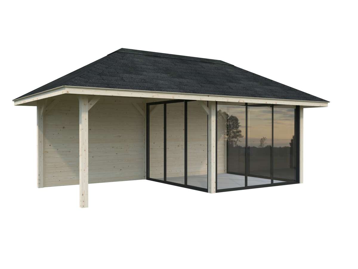 Palmako Bianca 206 hagestue 16,6 m² Slide