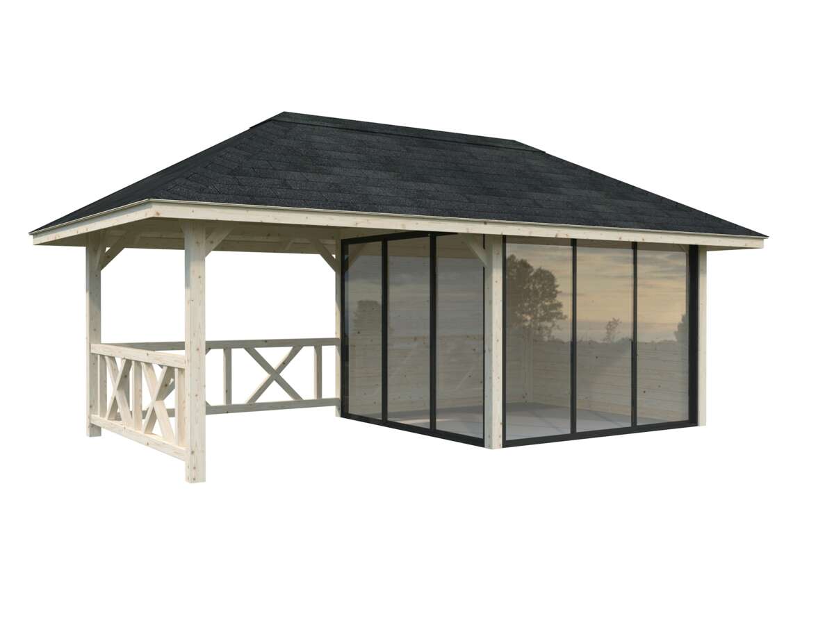 Palmako Bianca 203 hagestue 16,6 m² Slide