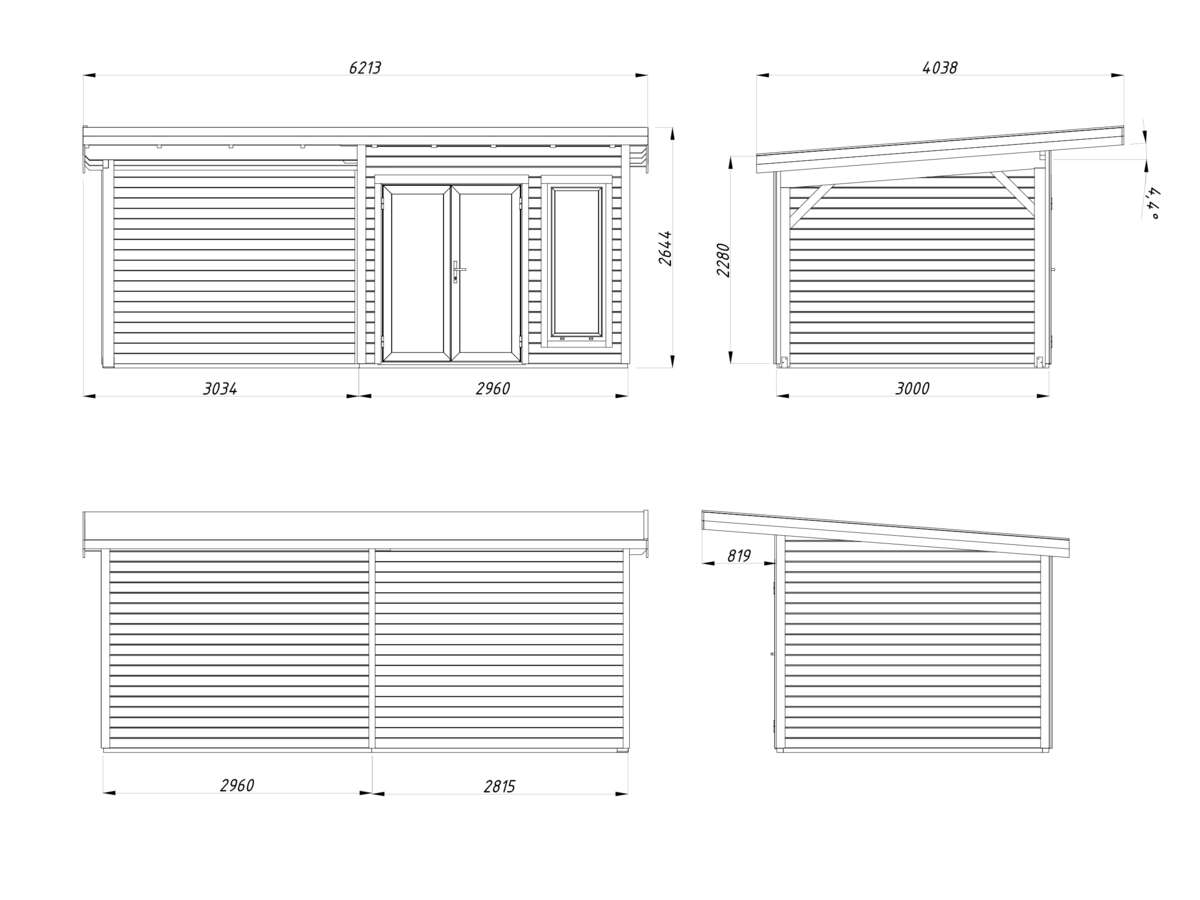 Palmako Aurelia gjestehytte 8,4+7,9 m2