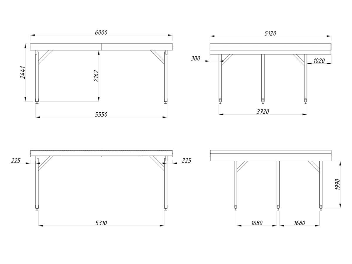 Palmako Karl 20.6 carport