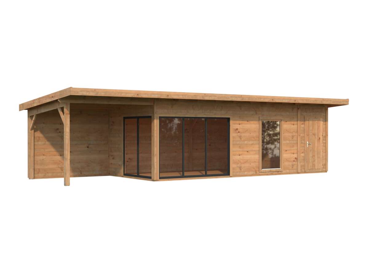 Palmako Andrea Slide Plus hagestue 21,1+7,9 m2