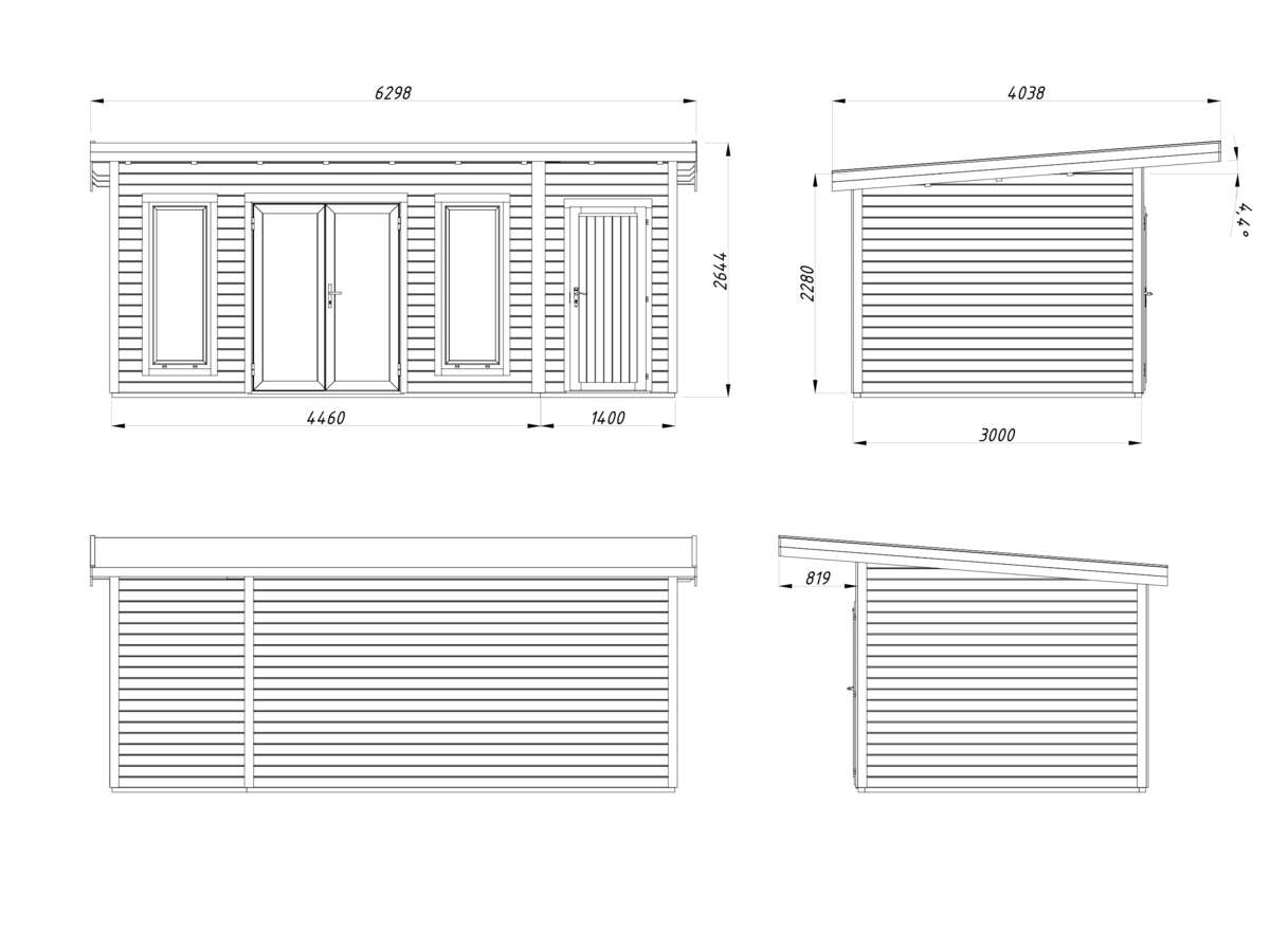 Palmako Aurelia gjestehytte 16,7 m2