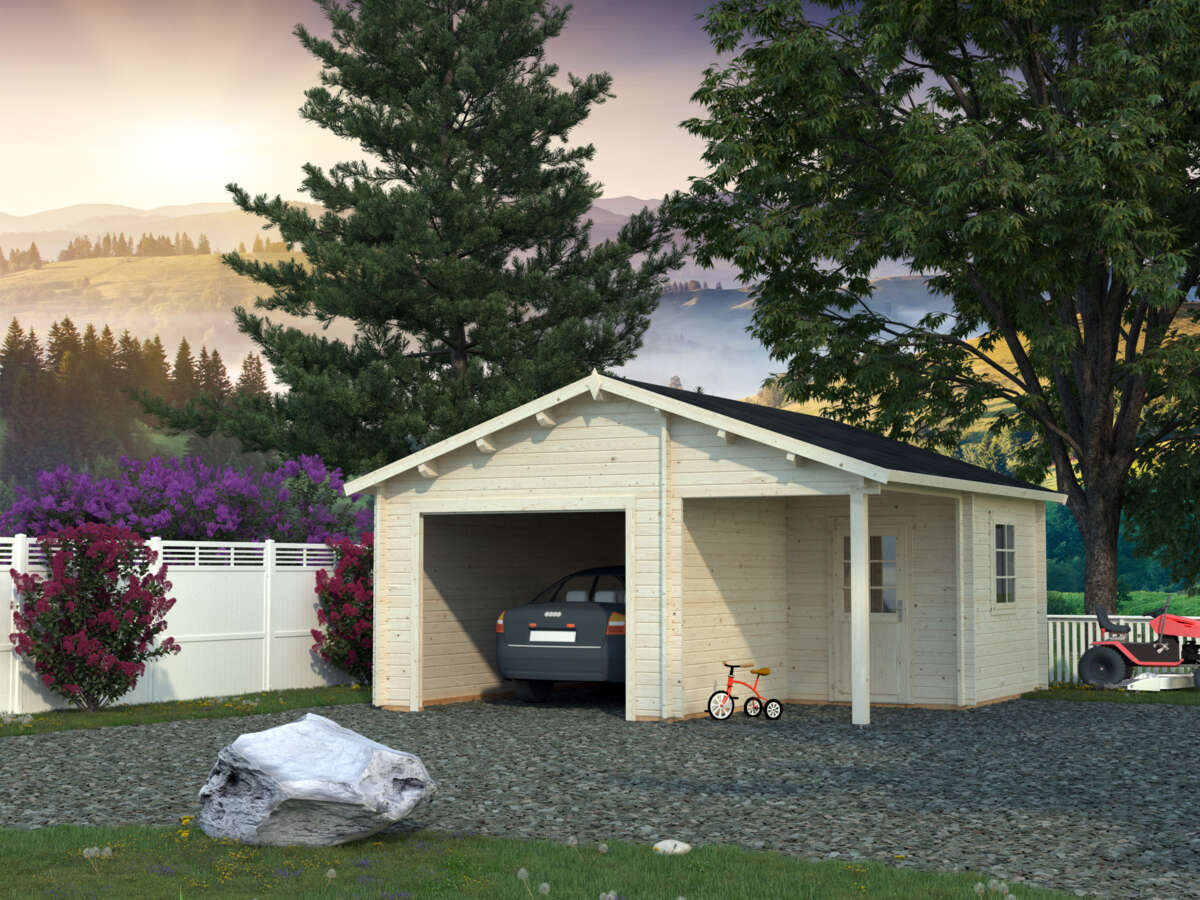 Palmako Roger 21.9+5.2 garasjebod u/port