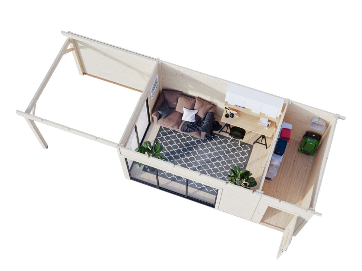 Palmako Andrea Slide hagestue 15,2+7,9 m2