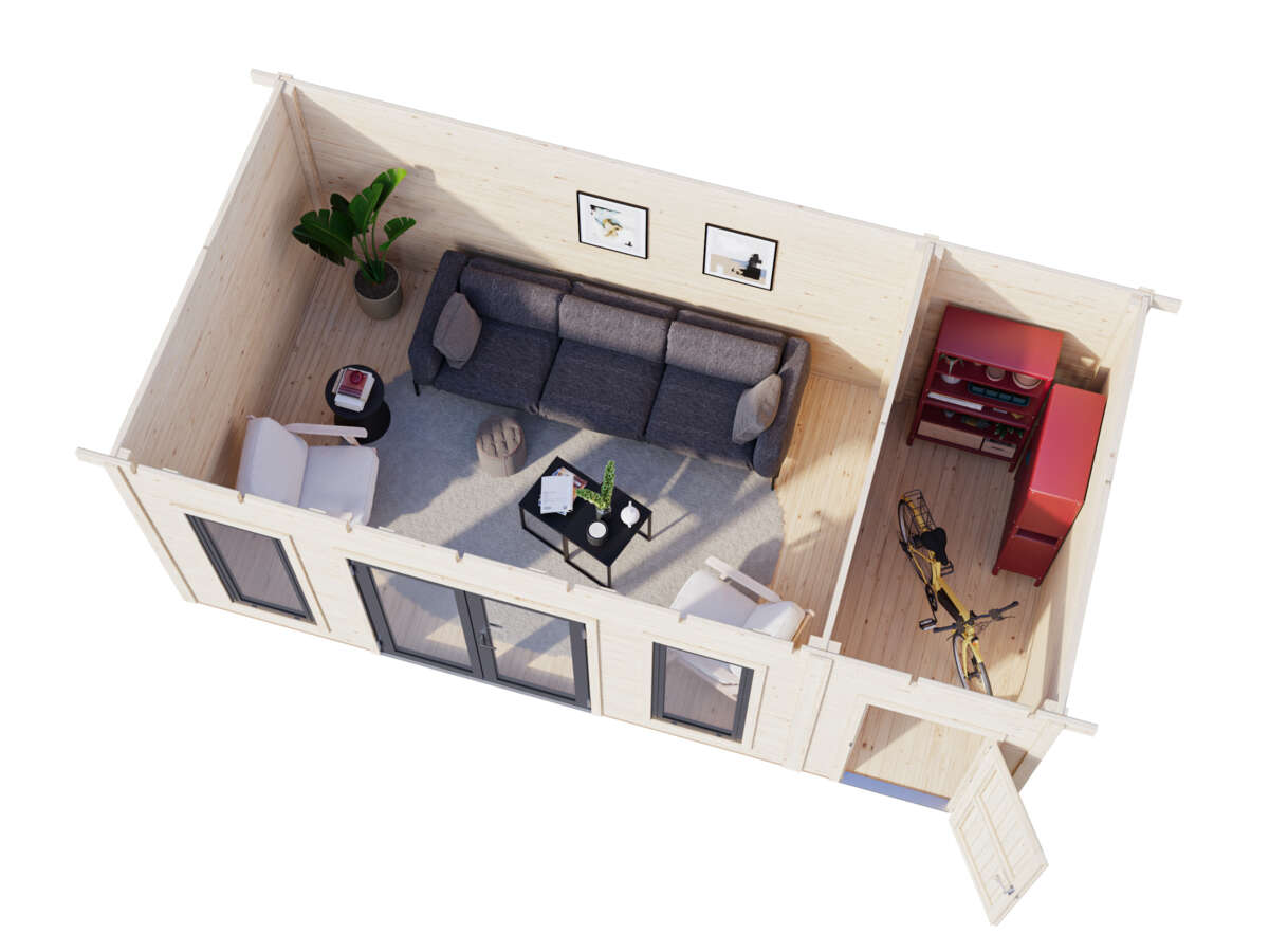 Palmako Aurelia gjestehytte 16,7 m2