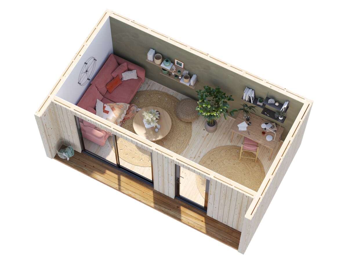 Palmako Rebekka gjestehytte 13,6 m2