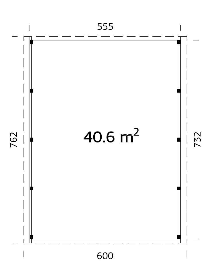 Palmako Karl 40.6 carport