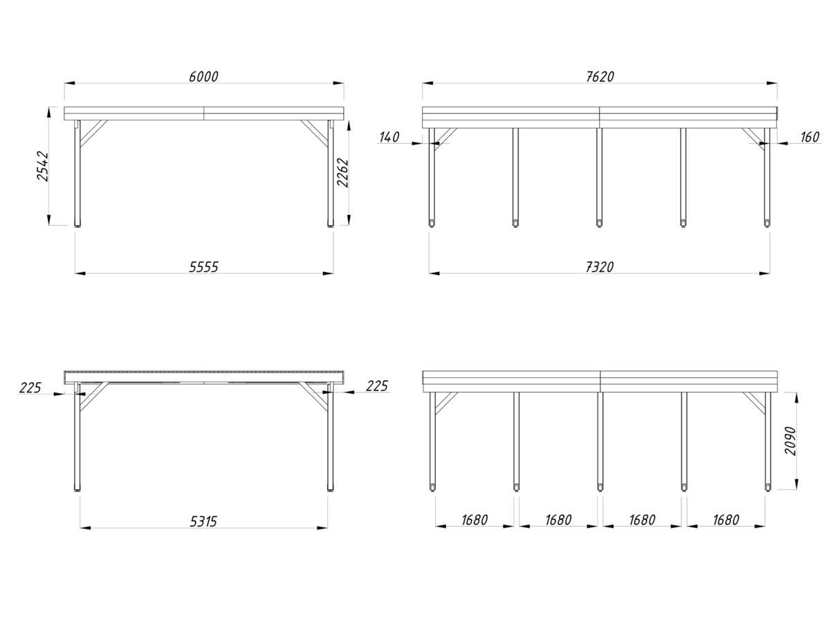 Palmako Karl 40.6 carport