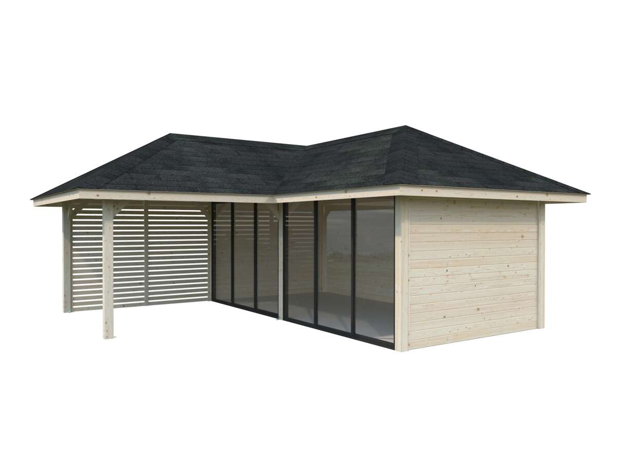 Palmako Bianca 213 hagestue 24,9 m² Slide