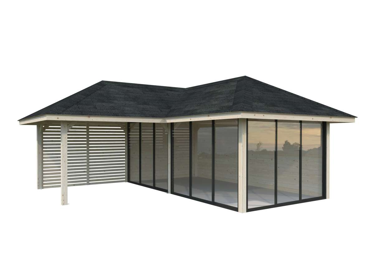 Palmako Bianca 214 hagestue 24,9 m² Slide