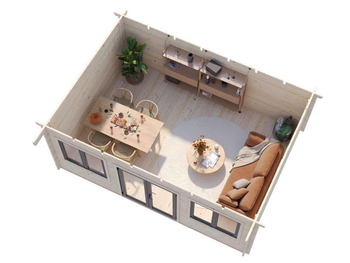 Palmako Lisandra gjestehytte 19,4 m2