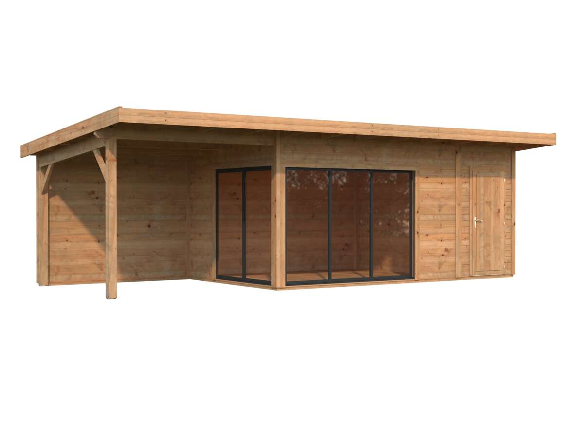Palmako Andrea Slide Plus hagestue 15,2+7,9 m2