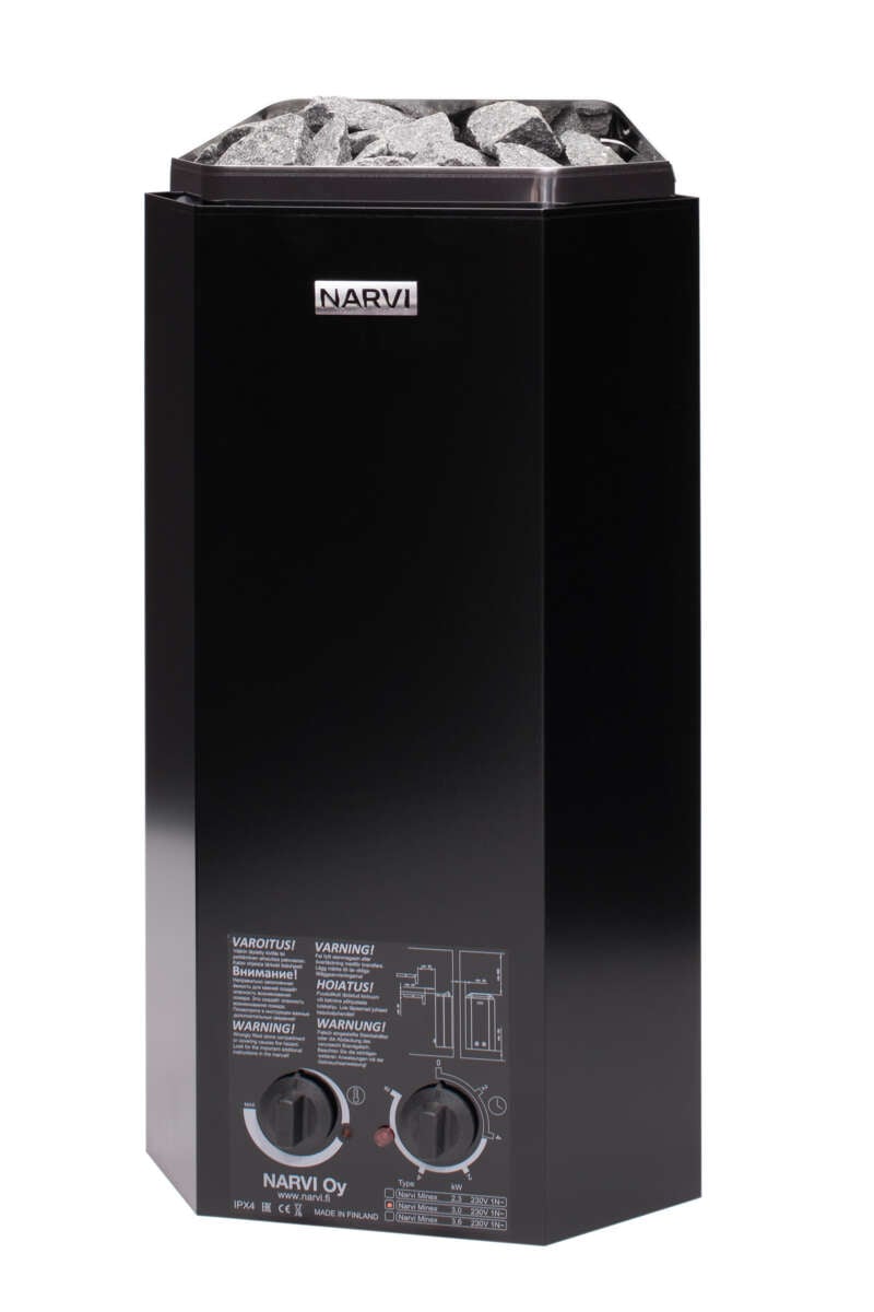 Palmako Narvi badstovn 3.6kW m/steiner