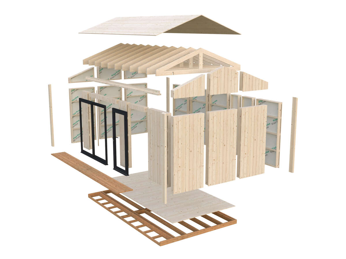 Palmako Rebekka gjestehytte 13,6 m2