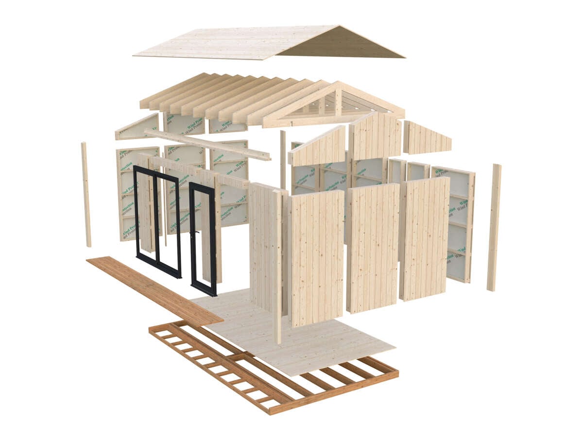 Palmako Rebekka gjestehytte 13,6 m2