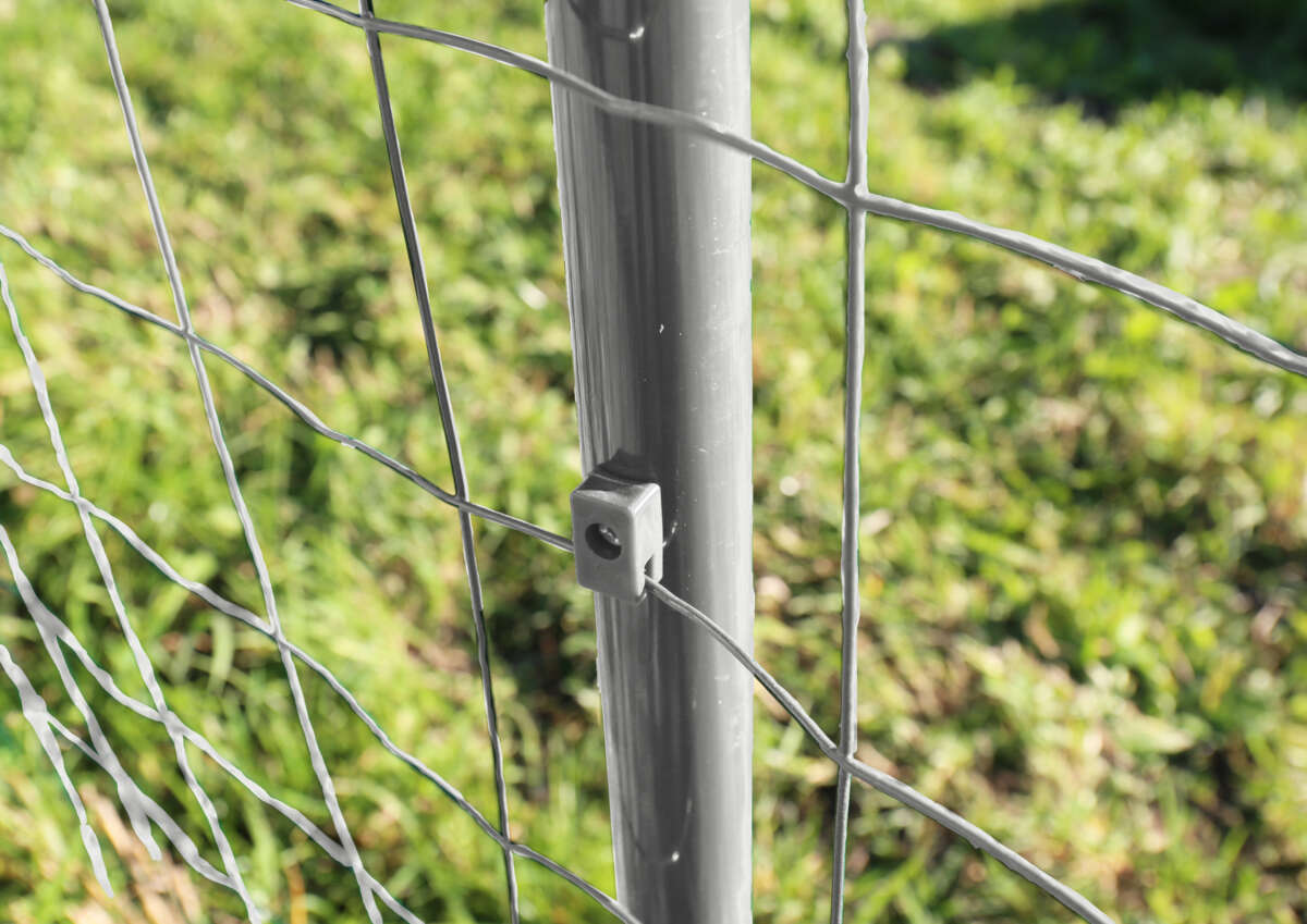Krifon rund gjerdestolpe 34 mm antrasitt