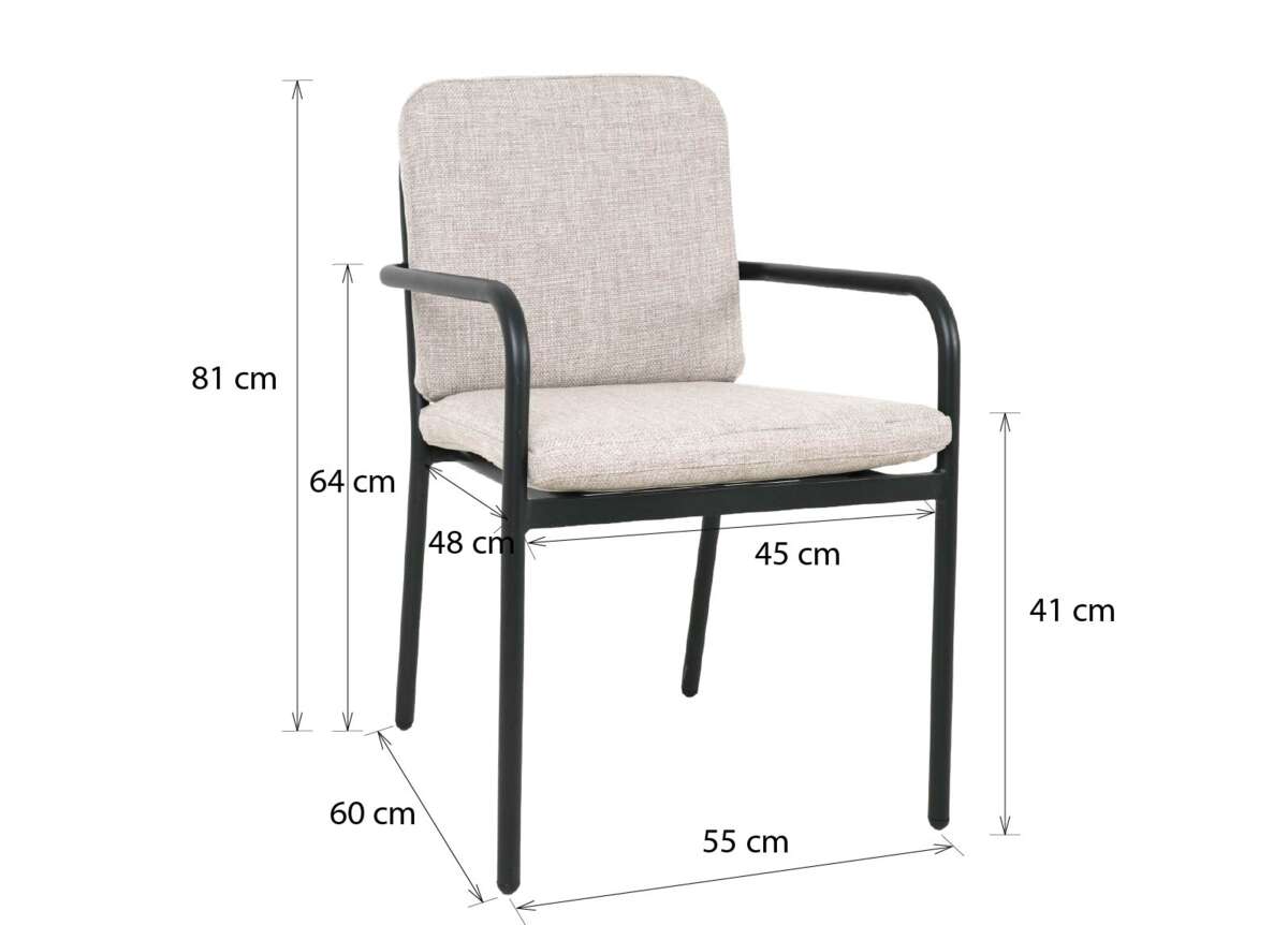 Bohem Brevik stol med pute