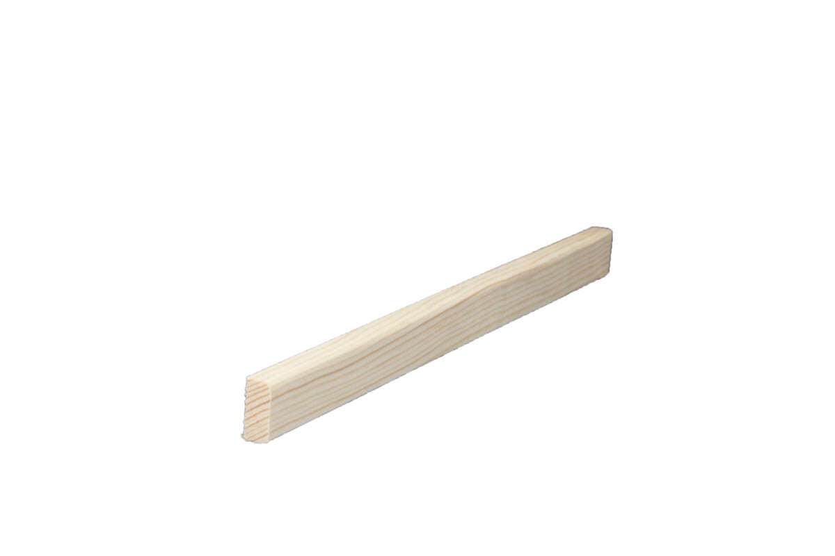 Rindalslist 8x44x1000 ubehandlet furu brannmurlist