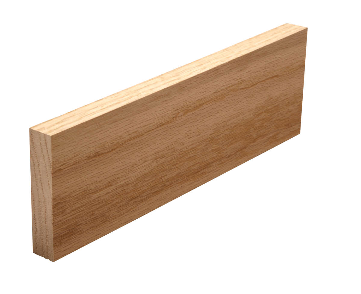 Rindalslist 8x95x1000mm eik lakkert glattkantlist