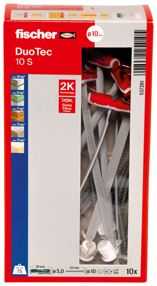 fischer Duotec 10 vippeanker m/skrue